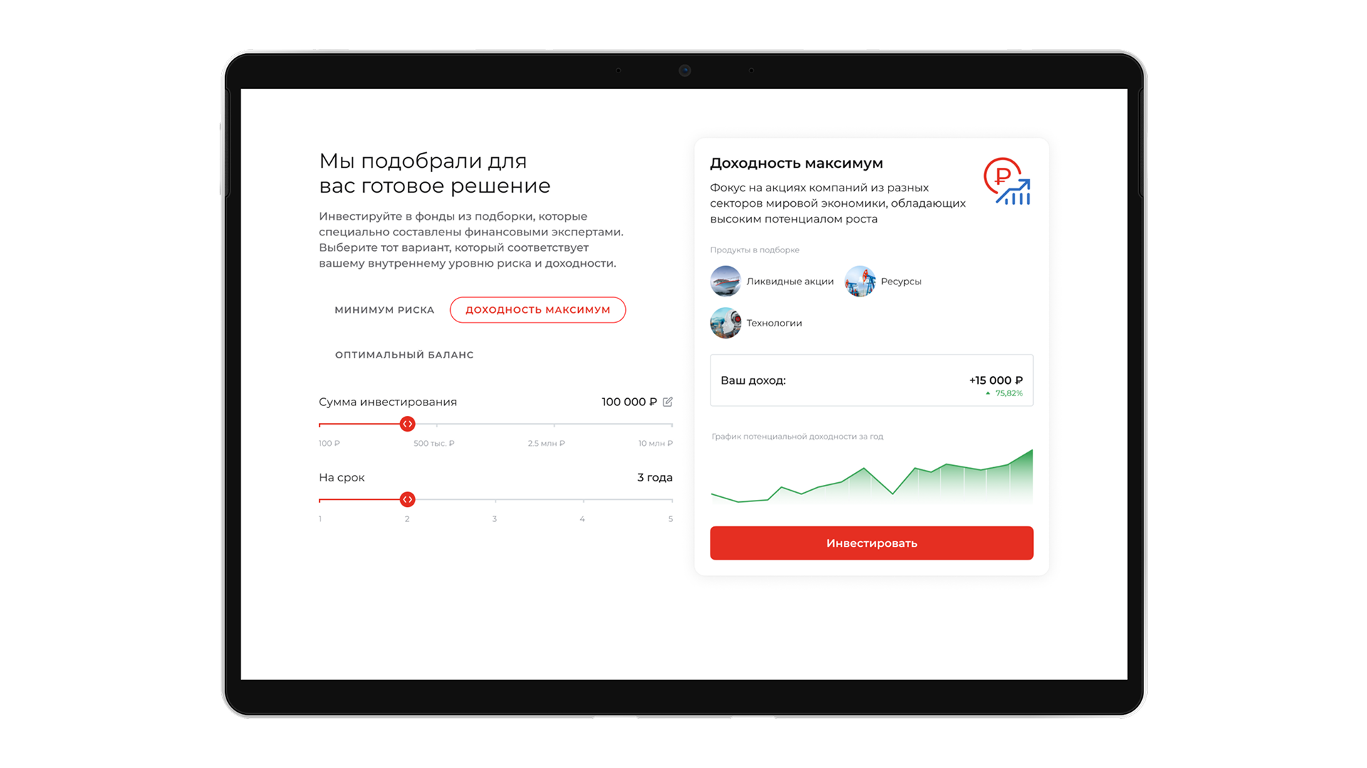 Диверсифицированные подборки ПИФов